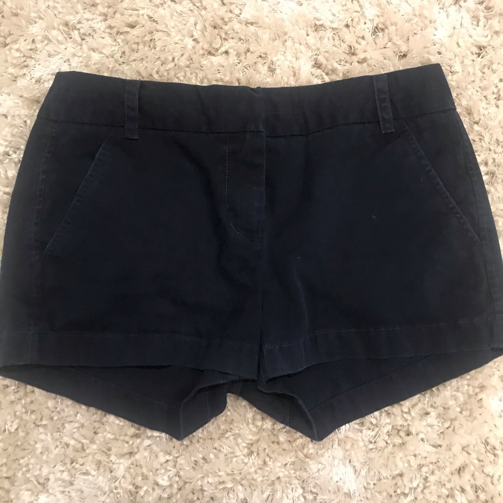 J. Crew Chino Shorts. Navy Blue. Size 2.